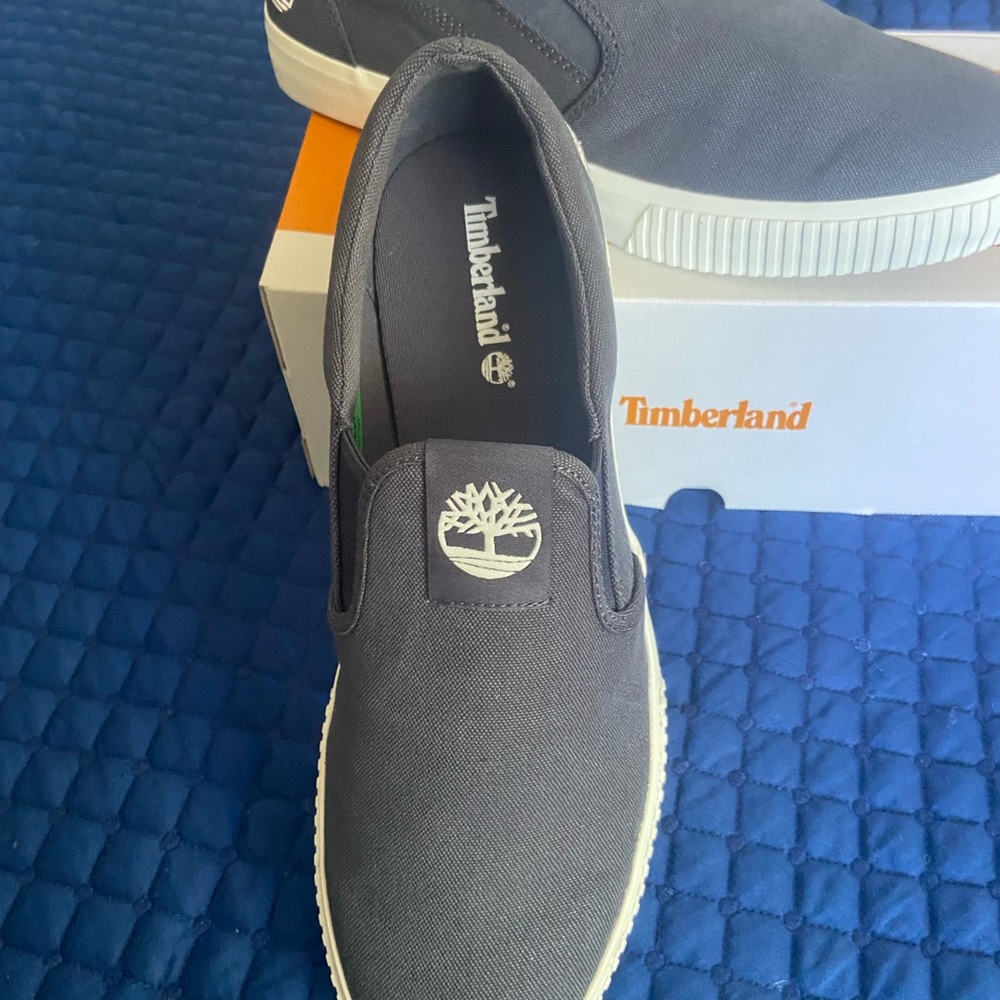Timberland Men's Charcoal Slip-On Loafers